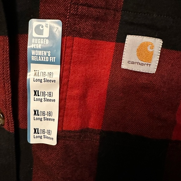 Carhartt womans plaid tunic NWT XL - Picture 2 of 5